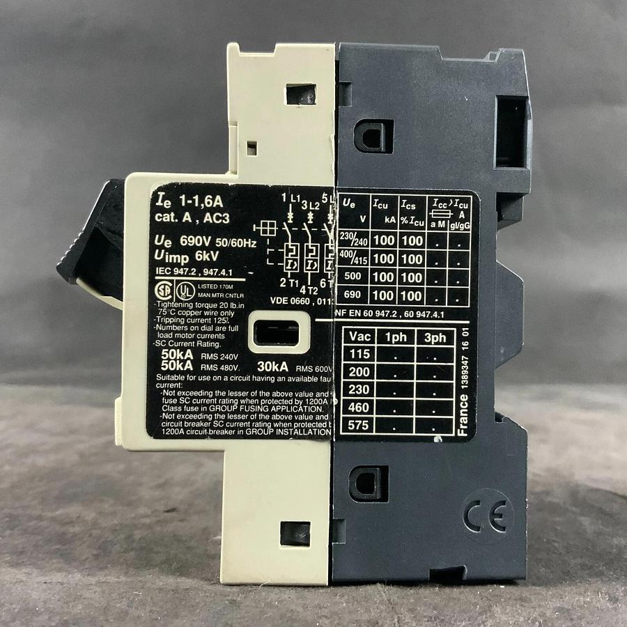 Used TELEMECANIQUE GV2-M06 MOTOR STARTER ($15 OBO)