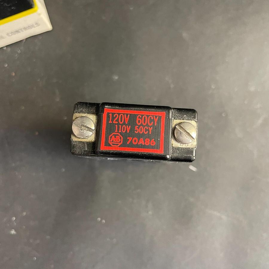 Used ALLEN BRADLEY 70A113 120V 60HZ CONTACTOR COIL INDUSTRIAL CONTROL OEM NEW