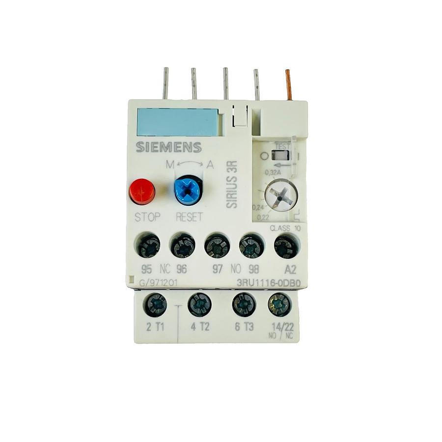 Used SIEMENS 3RU1116-1GB0 OVERLOAD RELAY NEW OPEN BOX FULLY FUNCTIONAL EXCELLENT