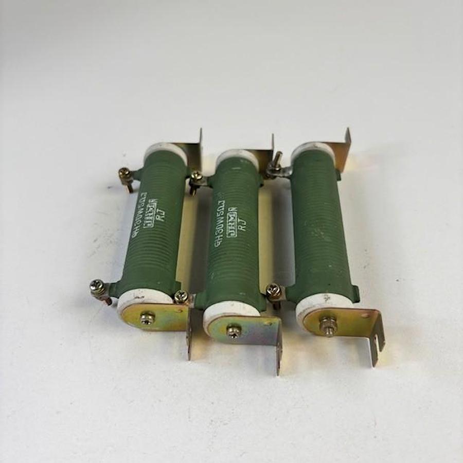 Used JRM GH30W 5KΩJ CERAMIC TUBE RESISTORS SET OF 3