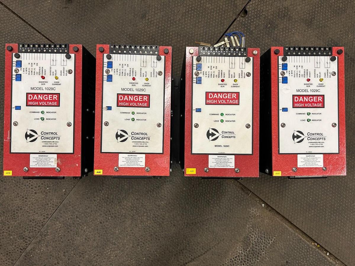 Used Control Concepts 1029C-P30/50-480V-50A-R4/20MA-IPOT-IL30 (6 TOTAL!) ($600 EACH)