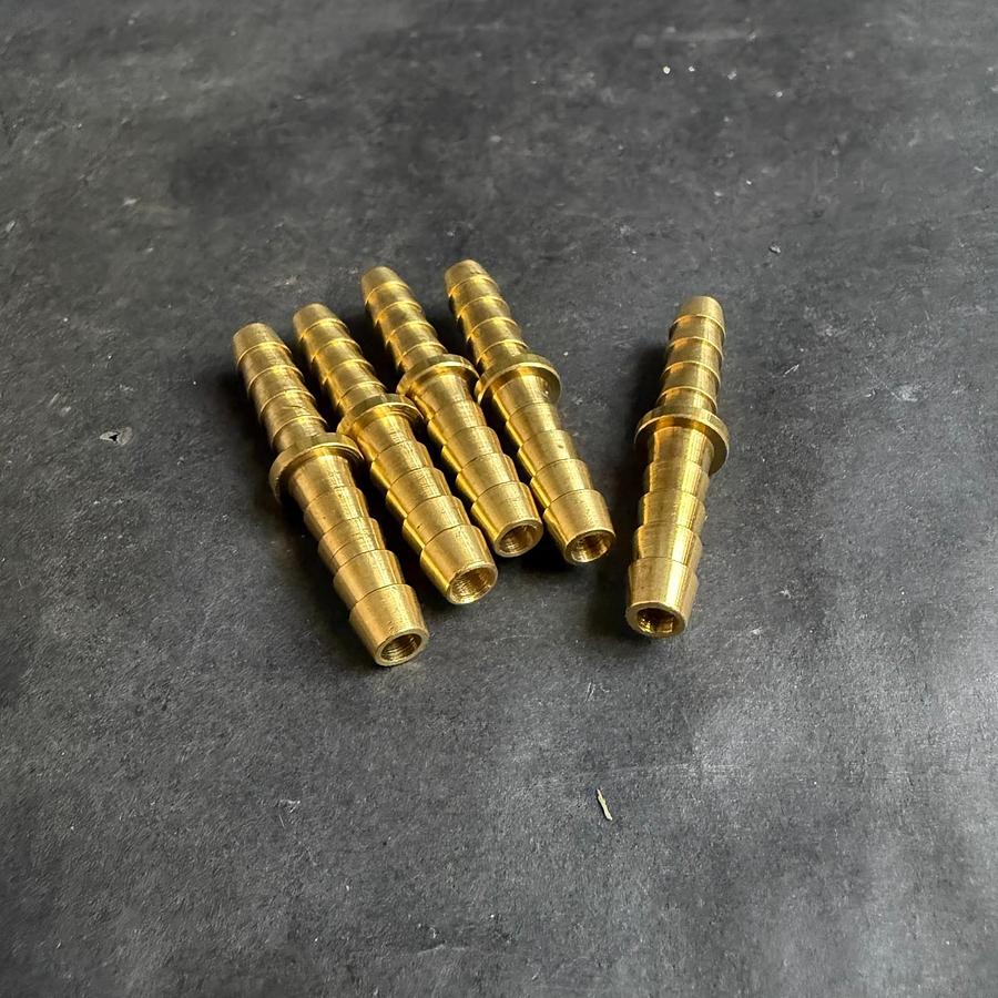 Used DIXON 1780404C 1/4” BRASS MENDER - LOT OF 5 ($7 OBO)