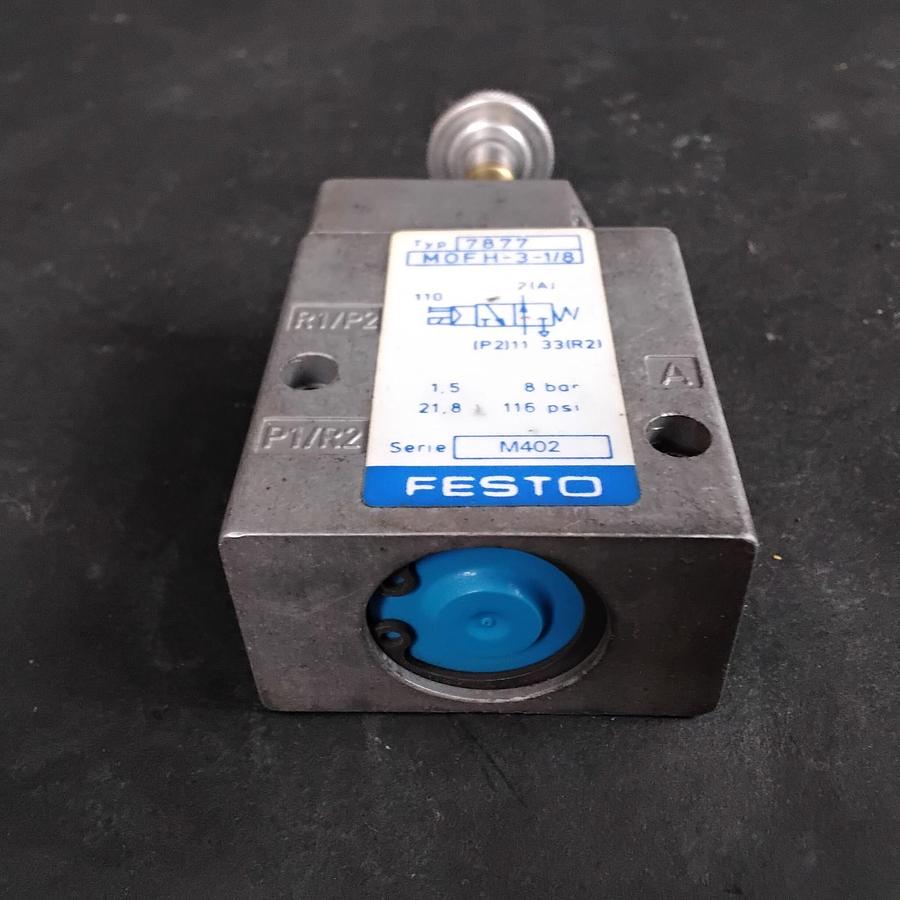 Used FESTO MOFH-3-1/8 7877 SOLENOID VALVE ($35 OBO)