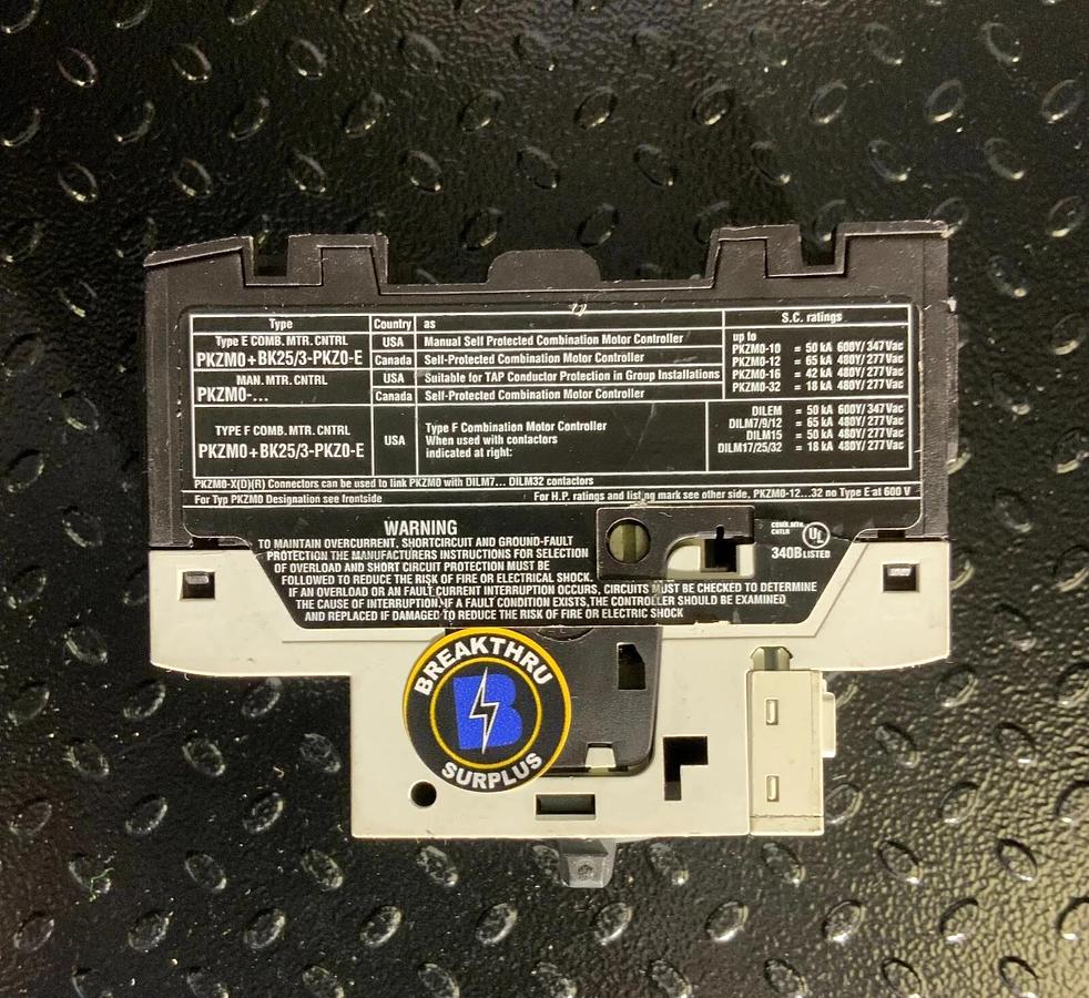 Used MOELLER PKZM0-6.3 ($29.99 OBO)