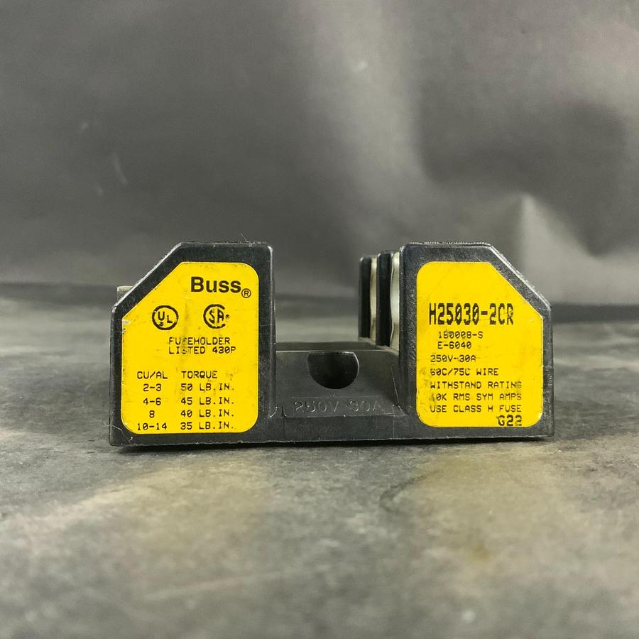 Used BUSSMANN H25030-2CR FUSE HOLDER ($10 OBO)