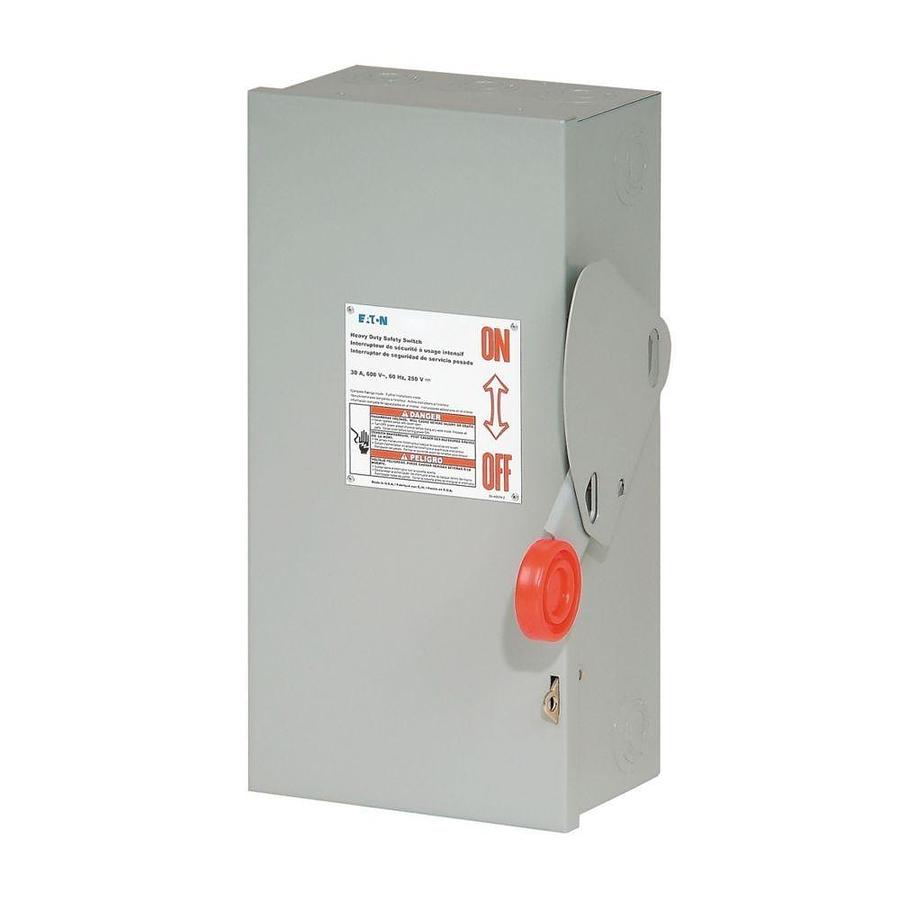 Used EATON DH361UGK HEAVY DUTY SAFETY SWITCH 30A 600V 3PH 3P NEMA 1 NEW OPEN BOX