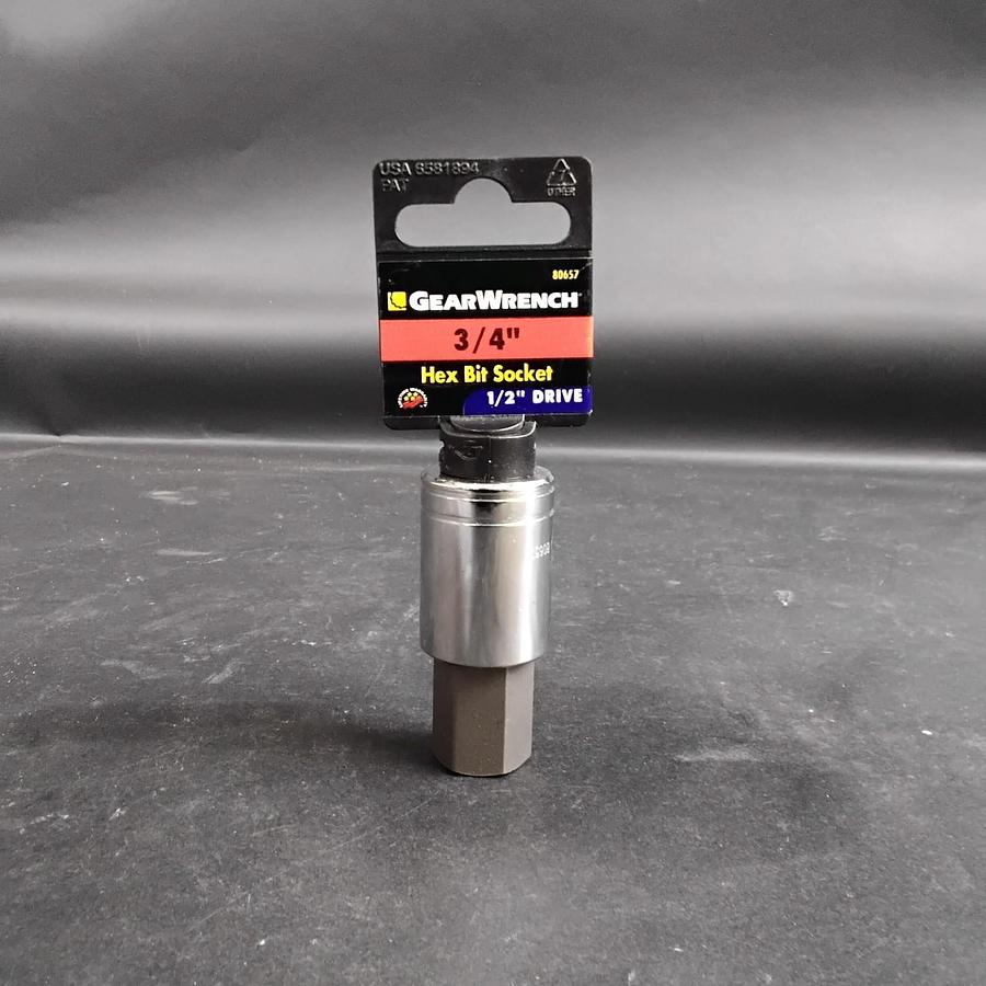 GEARWRENCH 80657 3/4" HEX BIT SOCKET ($9 OBO)
