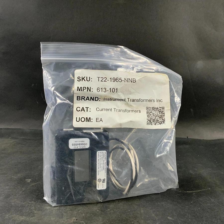 INSTRUMENT TRANSFORMERS 613-101 CURRENT TRANSFORMER ($80 OBO)