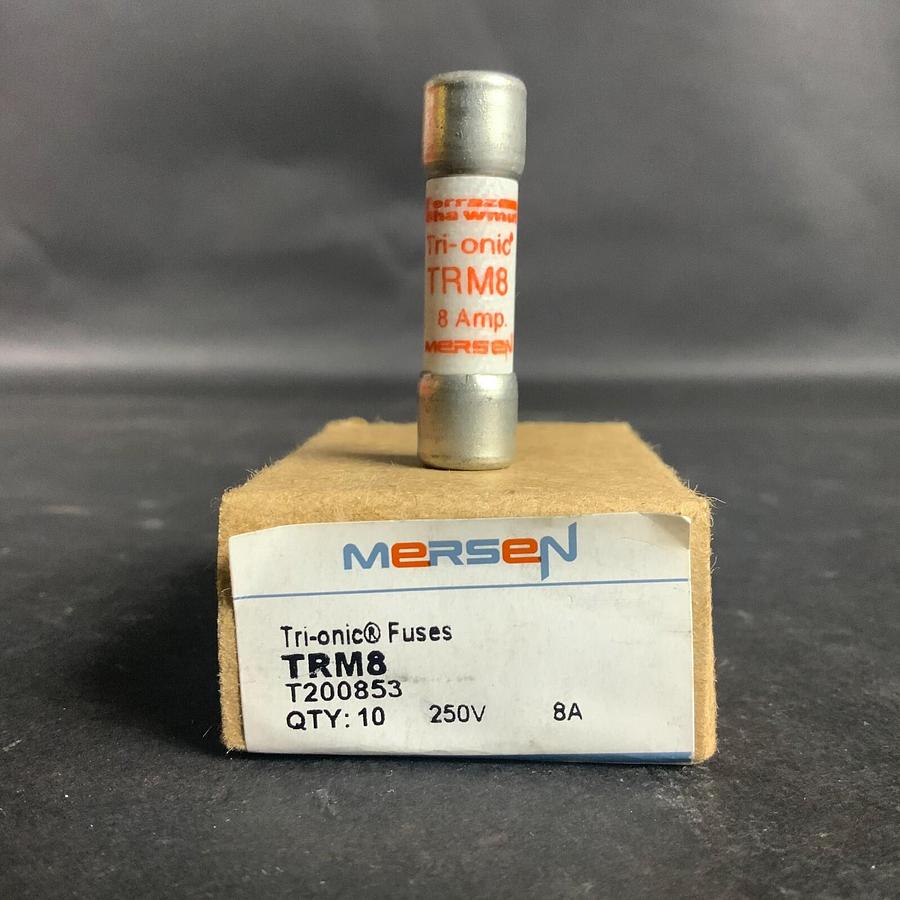 Used BOX OF 10 - FERRAZ SHAWMUT TRM8 GLASS MIDGET FUSES ($70 OBO) - BRAND NEW IN BOX