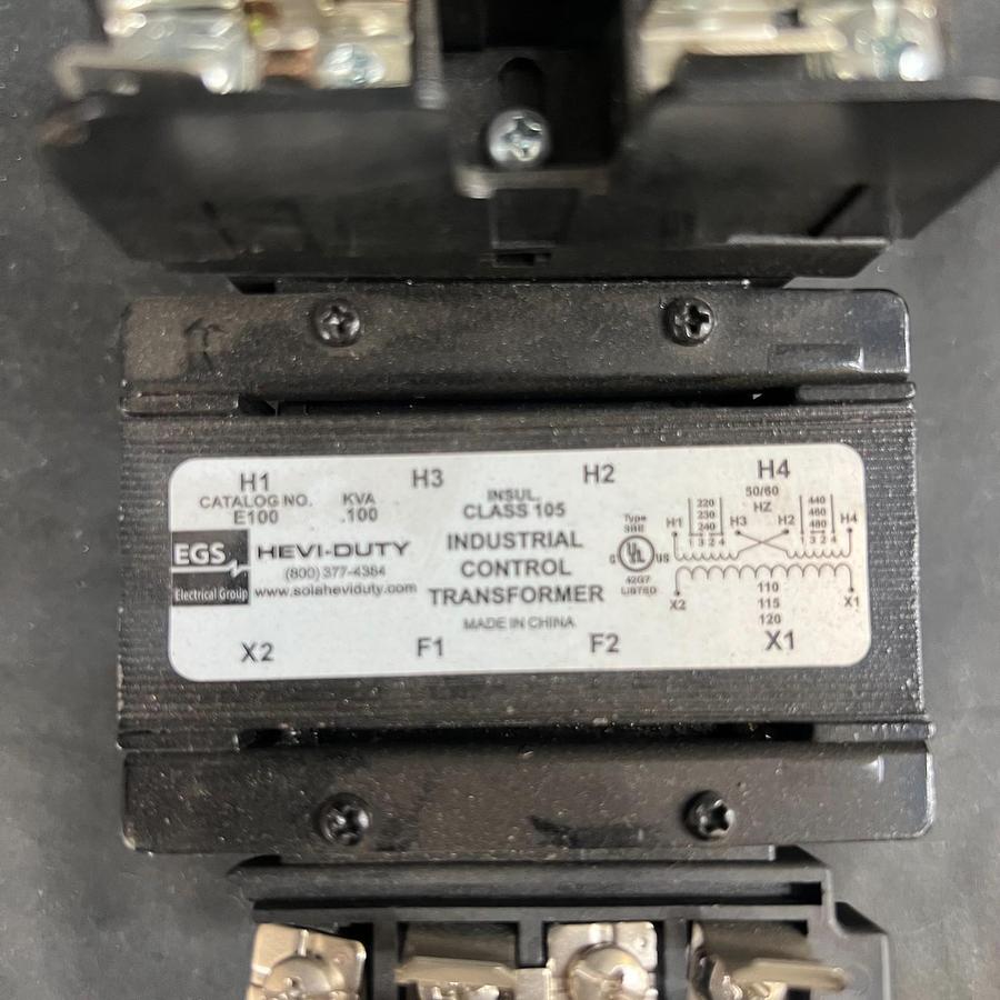 Used EGS E100 INDUSTRIAL CONTROL TRANSFORMER ($70 OBO)