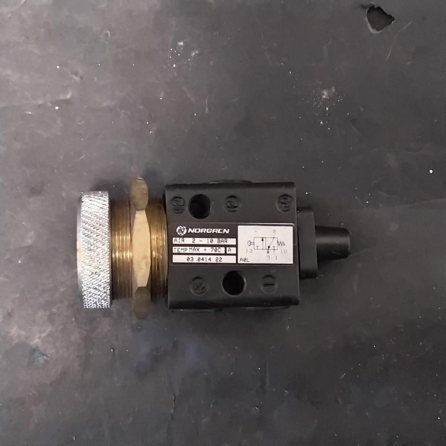 Used Norgren 03041422 Push Button Spring Activation Valve ($50 OBO)
