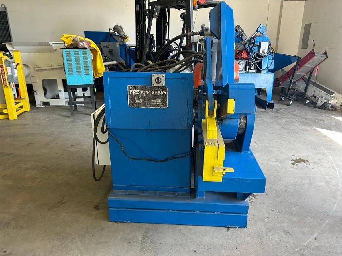 Used KRB #A114, alligator shear, 15 HP ($14,500 OBO)