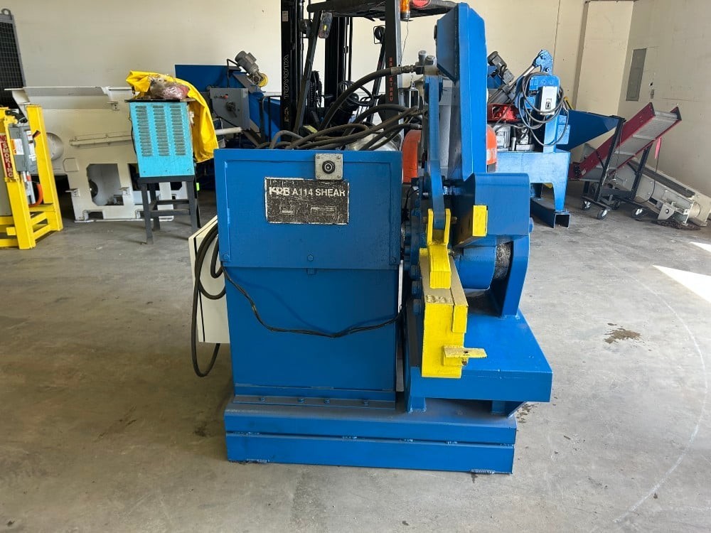 Used KRB #A114, alligator shear, 15 HP ($14,500 OBO)
