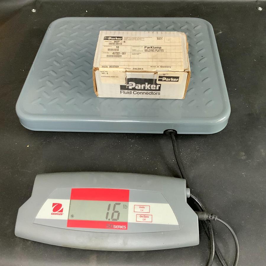 Used PARKER WP-6 WELDING PLATES - BOX OF 10 ($50 OBO)