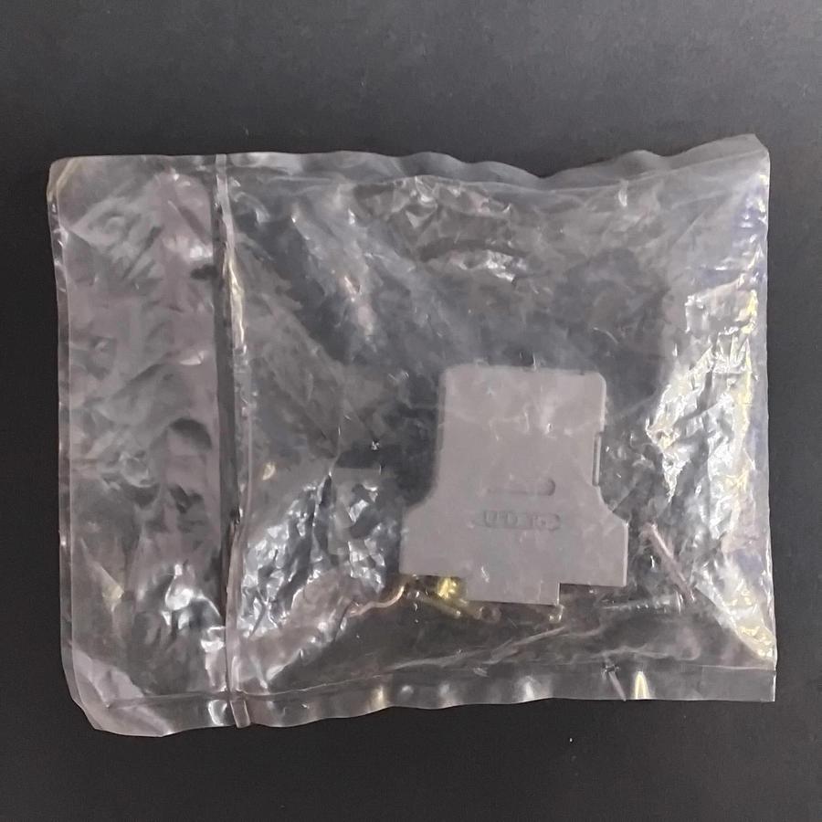 Used PHOENIX CONTACT UD-15  DIN RAIL TERMINAL BLOCK END COVERS ($5 OBO)