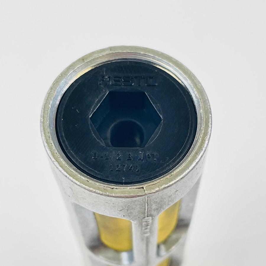Used FESTO U-1/2 B NPT 12741 SILENCER PNEUMATIC AIR EXHAUST INDUSTRIAL COMPONENT