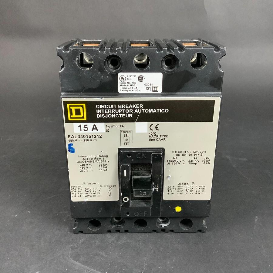 Used SQUARE D FAL340151212 CIRCUIT BREAKER ($30 OBO)