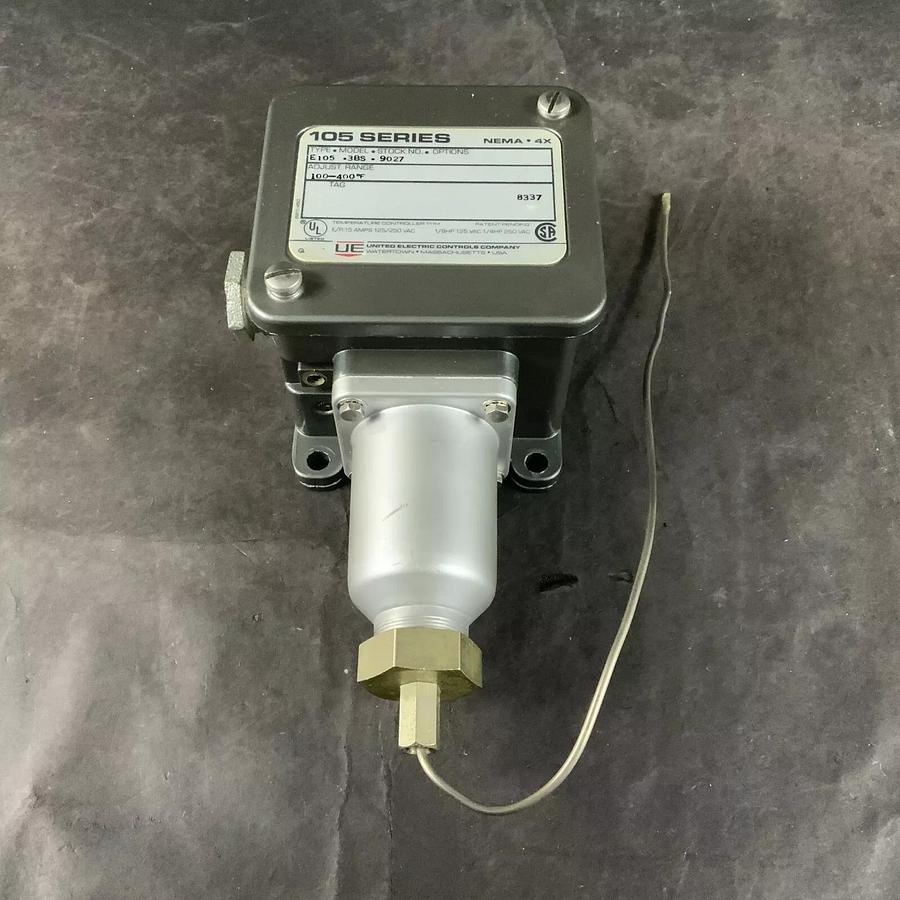Used UNITED ELECTRIC E105-3BS-9027 TEMPERATURE SWITCH ($50 OBO)