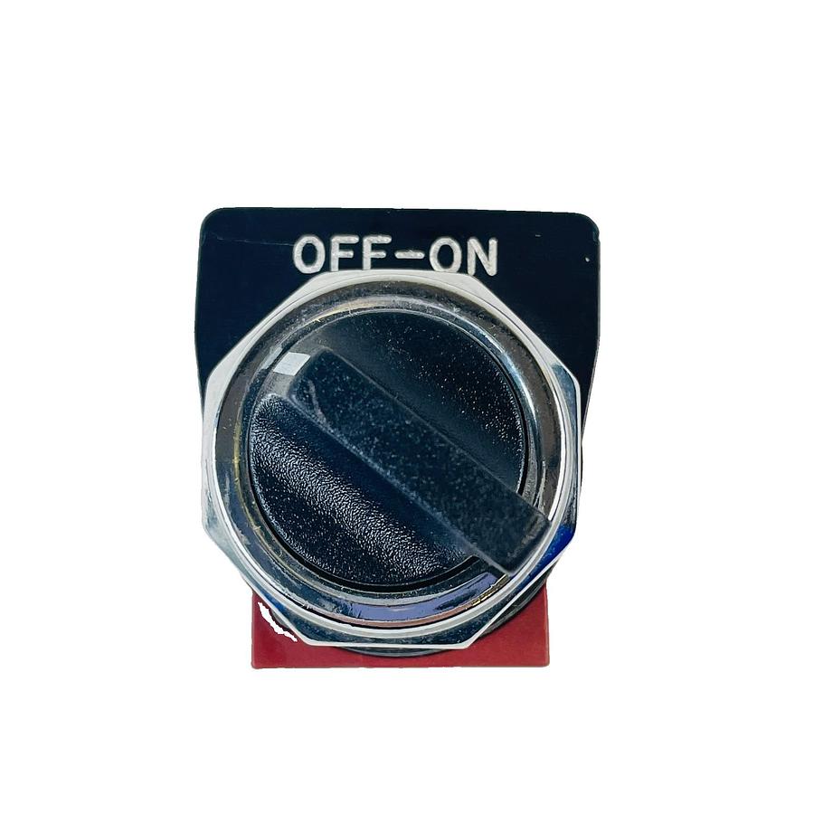 Used SIEMENS 3SB03-2MKB 2-POS SELECTOR SWITCH "OFF-ON" 22MM 2NC 2NO 3SB1400-0A/0B/0C