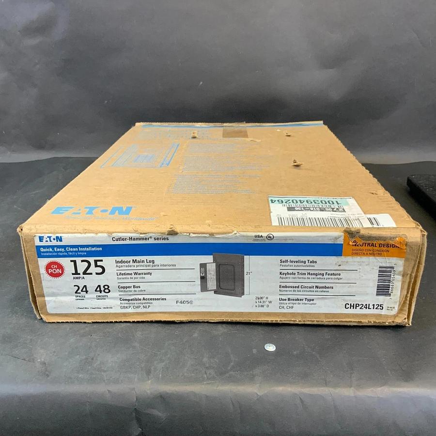 EATON CHP24L125 MAIN LUG LOAD CENTER ($100 OBO)