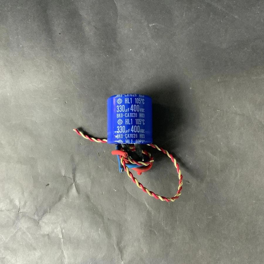 Used HITACHI BK0-CA1028 H03 400VDC 330uF CAPACITOR ($10 OBO)