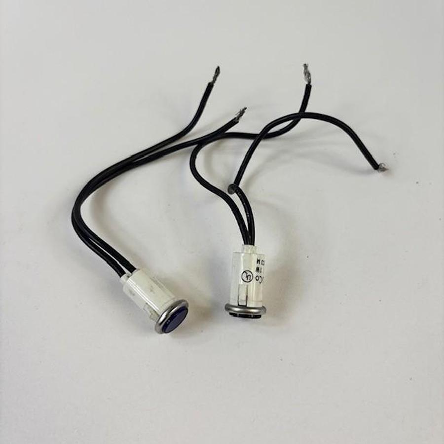 Used SELECTA SL53212-5-BG BLUE INDICATOR LIGHTS 2PCS
