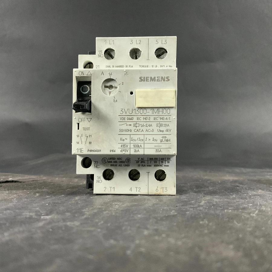 Used SIEMENS 3VU1300-1MH00 CIRCUIT BREAKER ($35 OBO)