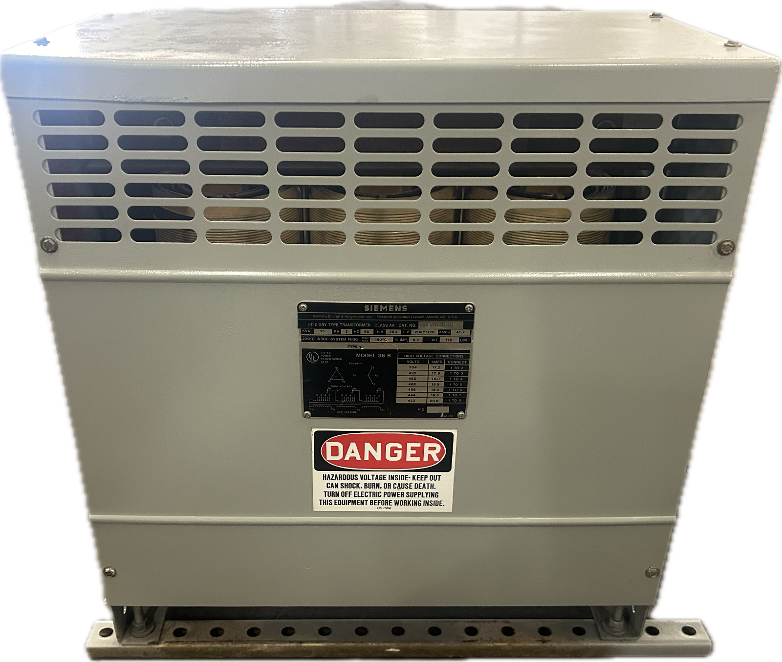 Used Siemens 3F3Y015ST 15kVA Transformer ($999.99 OBO!!!)
