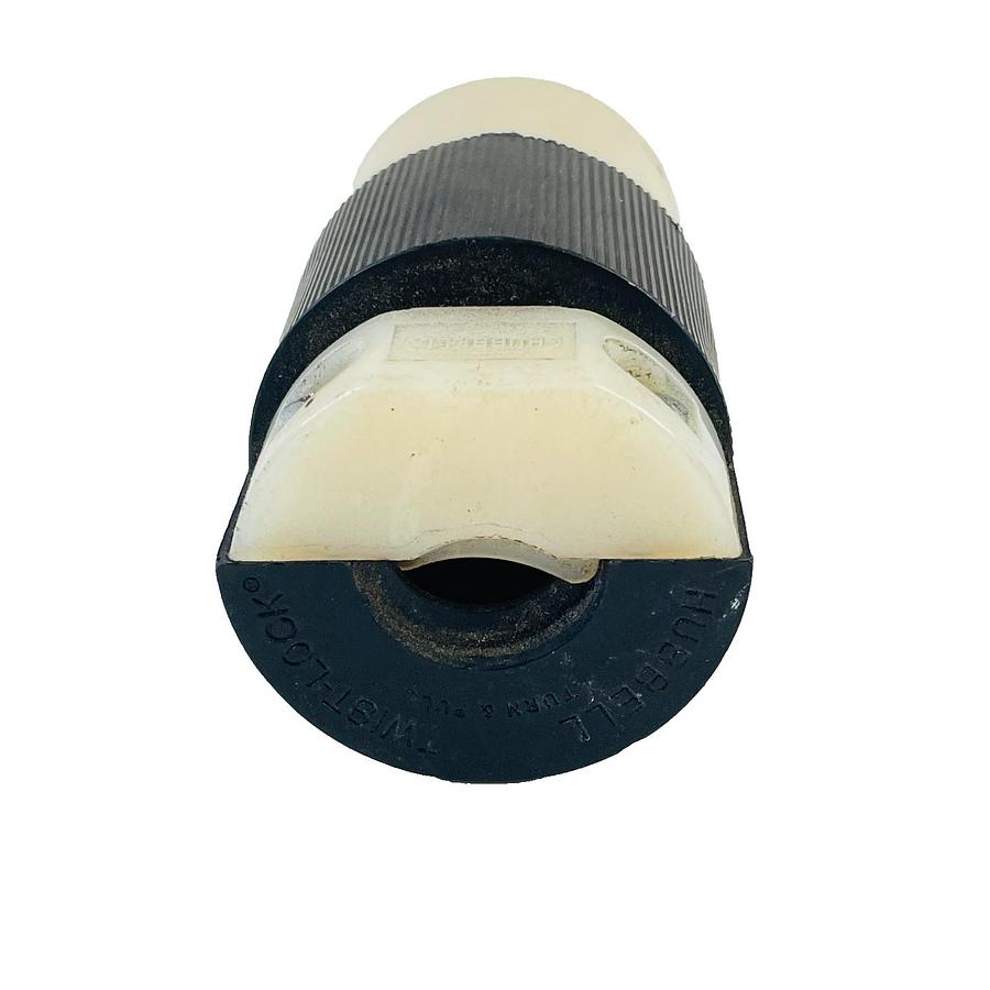 Used HUBBELL HBL2713 TWIST LOCK FEMALE CONNECTOR 30A 125/250V