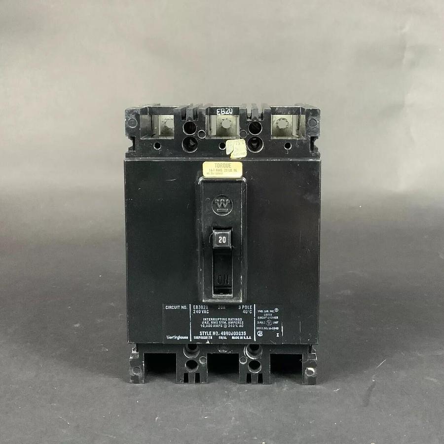 Used WESTINGHOUSE EB3020 CIRCUIT BREAKER ($20 OBO)