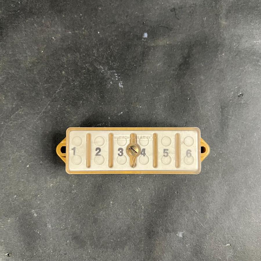 Used WEIDMULLER TYP KS6 TERMINAL BLOCK ($14 OBO)