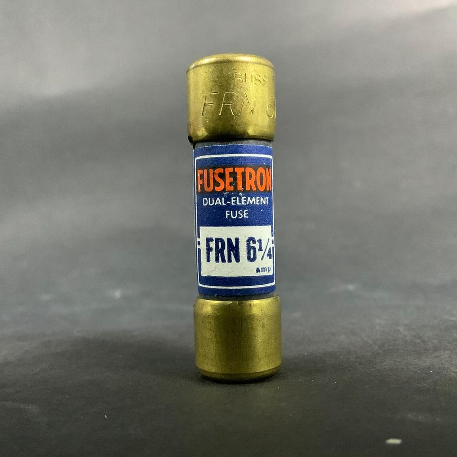 Used BUSSMANN FUSETRON FRN-6-1/4 FUSE - SET OF 3 ($9 OBO)