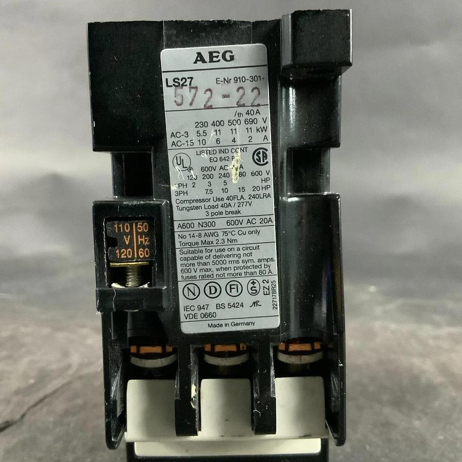 Used AEG LS27 572-22 CONTACTOR ($85 OBO)