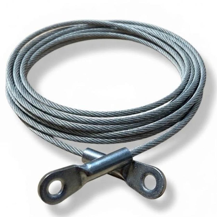 CCI-1451 CUSTOM WIRE ROPE LANYARD 4 FT LENGTH EYELET TERMINALS | NEW | EXCLUSIVE