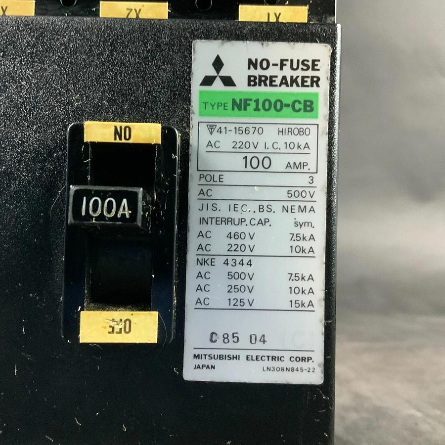 Used MITSUBISHI NF100-CB CIRCUIT BREAKER ($40 OBO)