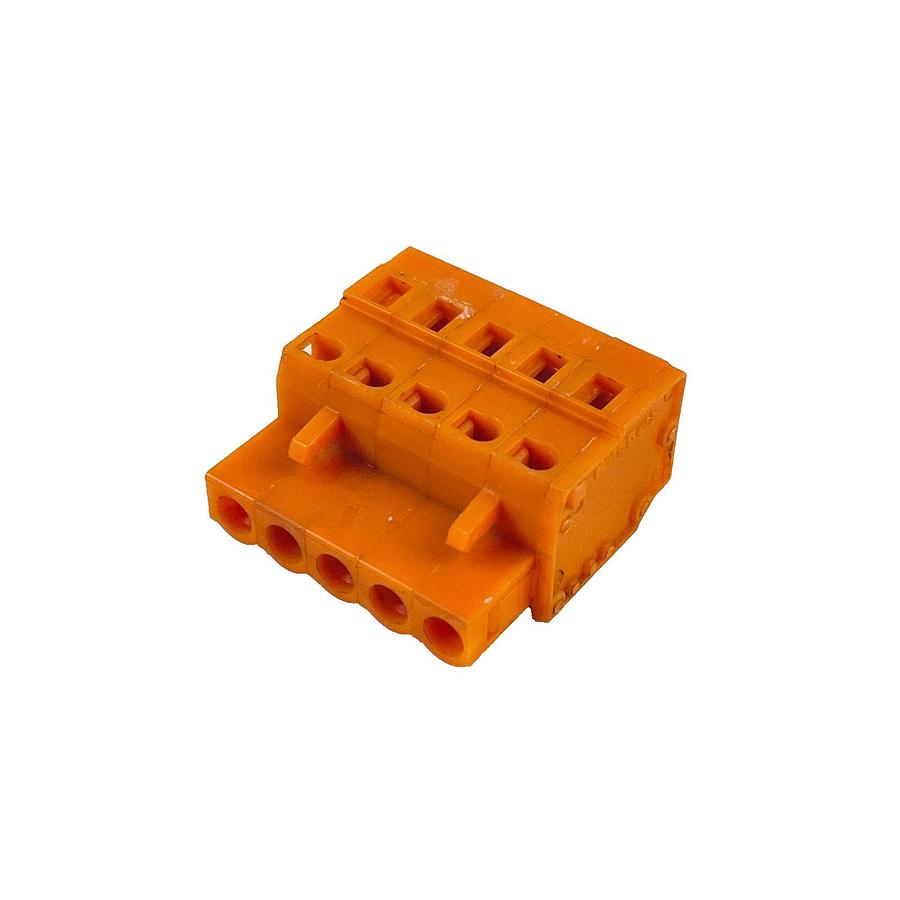 Used WAGO MCS MIDI 231 5-POLE CAN BUS PLUGGABLE TERMINAL BLOCK 300V 15A (2)