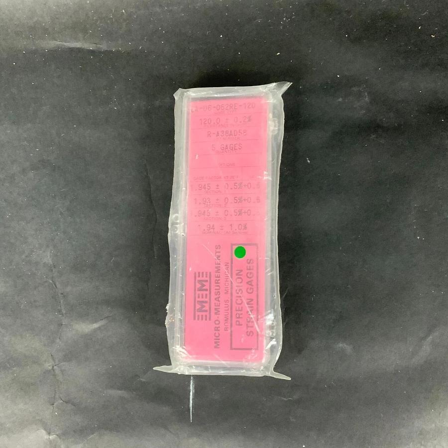 MICRO-MEASUREMENTS EA-06-062RE-120 PRECISION STRAIN GAUGE - BOX OF 5 ($25 OBO)