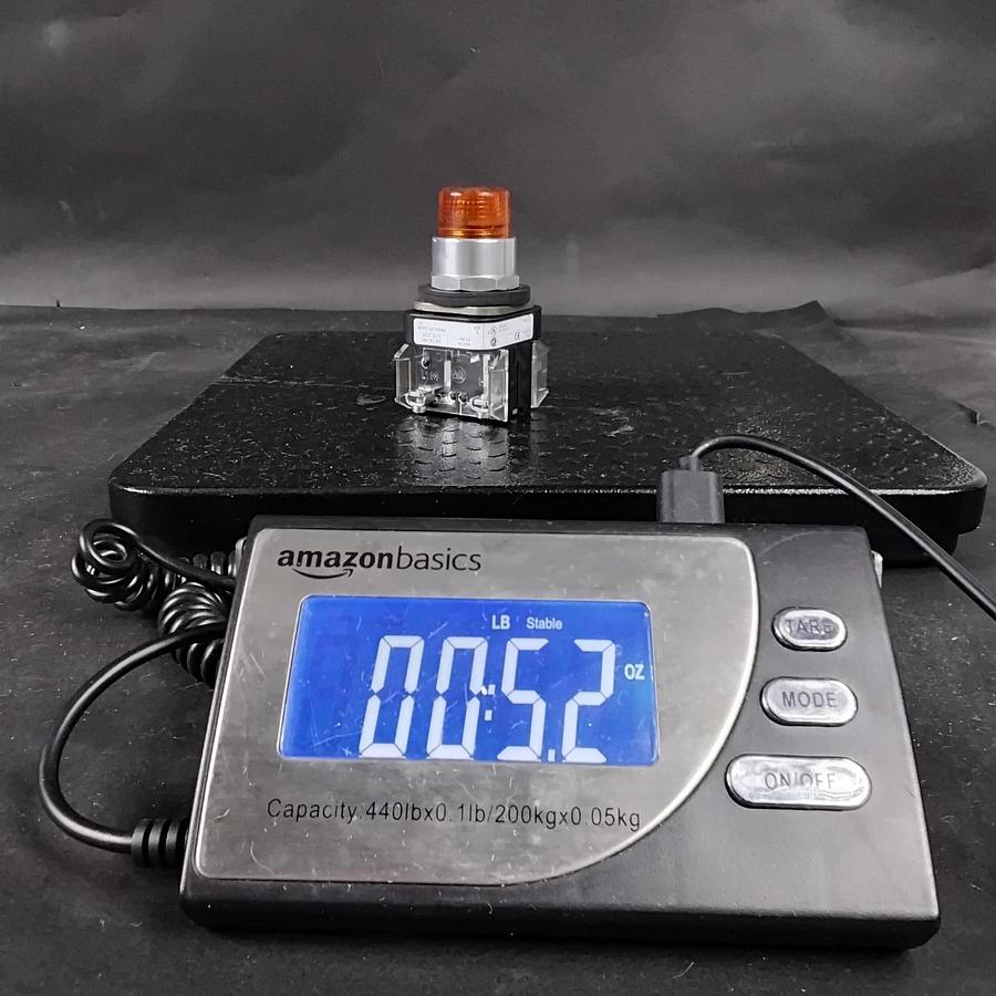 Used ALLEN BRADLEY 800T-QTH24A ORANGE PUSHBUTTON ($30 OBO)