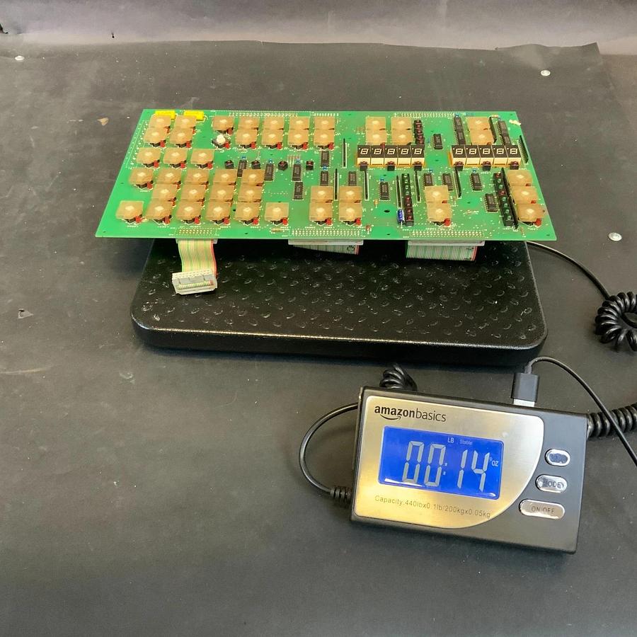 Used MITSUBISHI KS-YZ402A-0 PC BOARD FOR OPERATOR PANEL - MISSING 1 KEY CAP ($75 OBO)