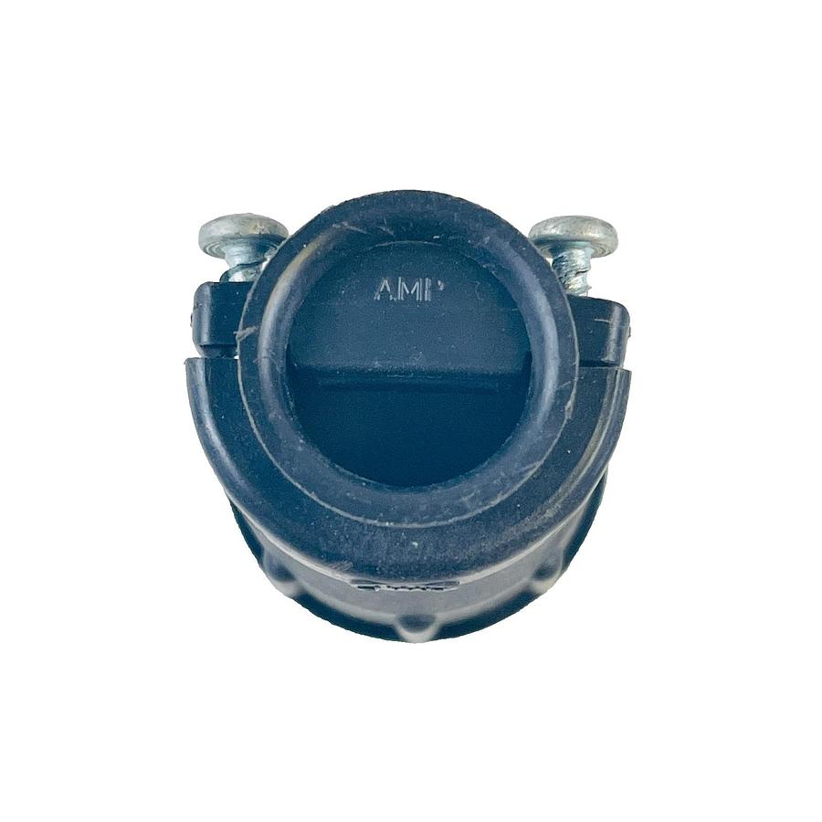Used AMP TE CONNECTIVITY 206062-1 CPC SIZE 11 CABLE CLAMP BACKSHELL WITH INSERT 2-3