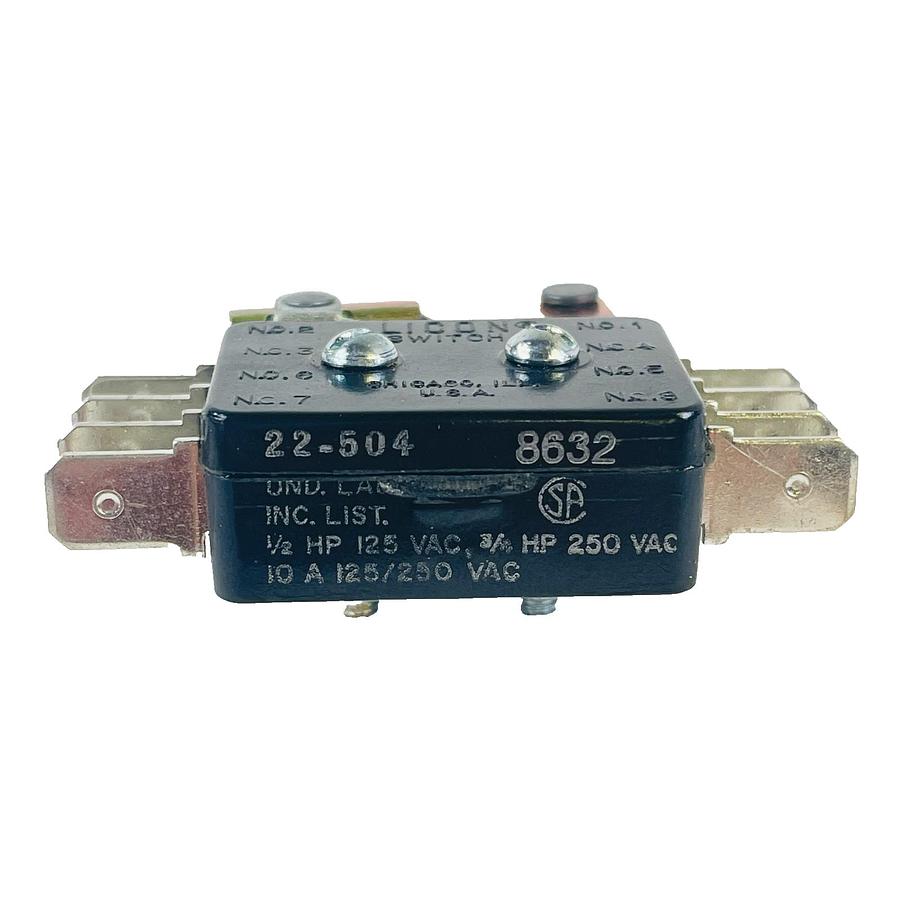 Used LICON 22-504 72-1160 ROLLER ACTUATOR DOUBLE POLE LIMIT SWITCH 10A NEW OPEN BOX