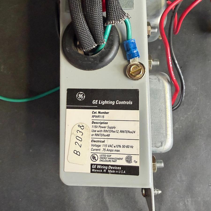 GENERAL ELECTRIC RPWR115 POWER SUPPLY