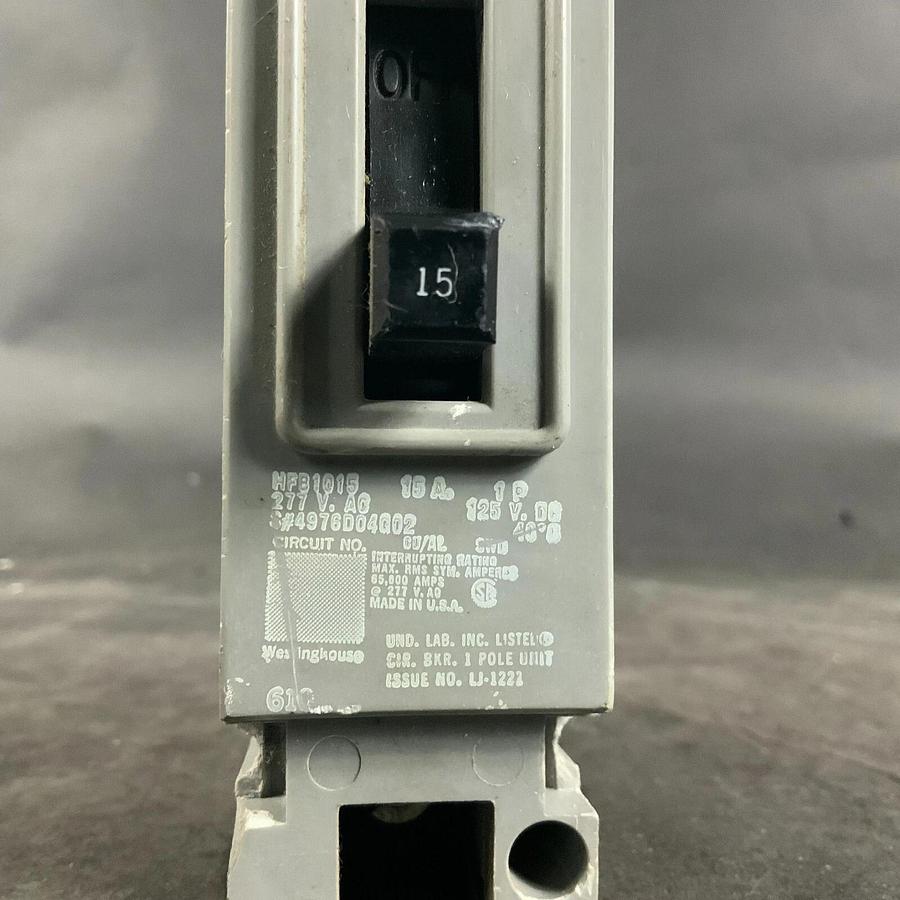 Used WESTINGHOUSE HFB1015 CIRCUIT BREAKER ($40 OBO)