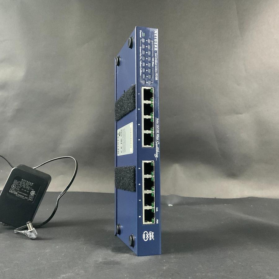 Used NETGEAR FS108 FAST ETHERNET SWITCH W/ POWER ADAPTOR ($25 OBO)