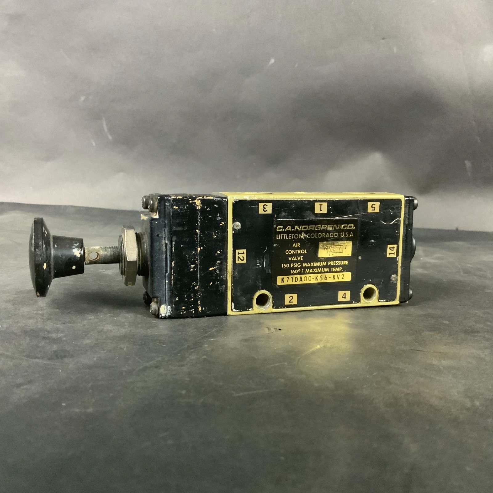 Used NORGREN K71DA00-KS6-KV2 AIR CONTROL VALVE ($100 OBO)