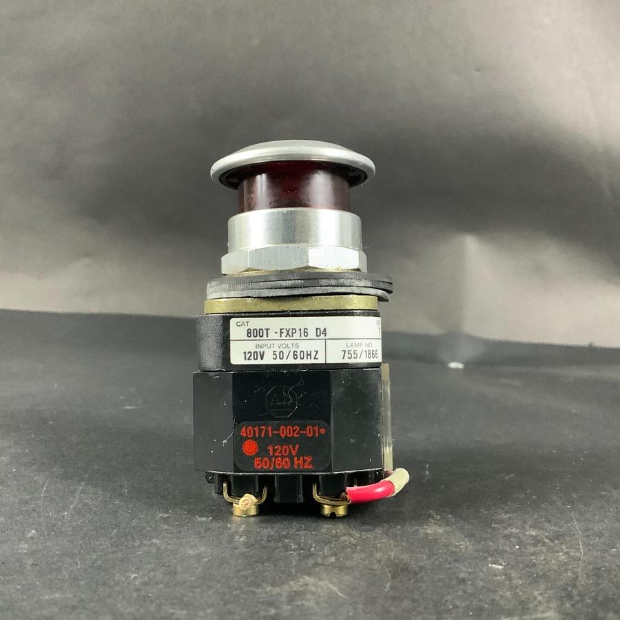 Used ALLEN BRADLEY 800T-FXP16 D4 RED PUSHBUTTON ($50 OBO)