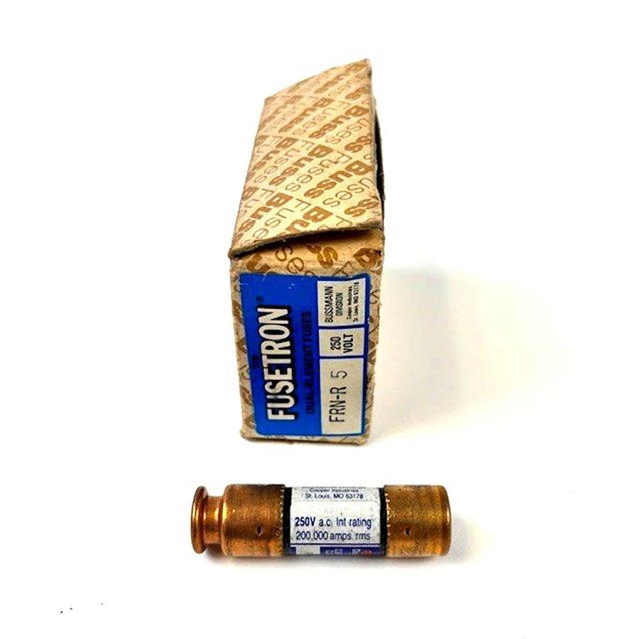 Used BUSSMANN FRN-R-5 FUSETRON FUSES - SET OF 7