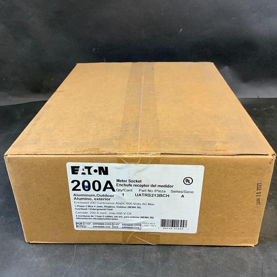 EATON UATRS213BCH METER SOCKET ($150 OBO)
