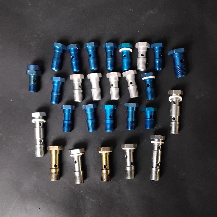 Used LOT OF ALUMINUM BANJO BOLTS - VARIOUS SIZES ($18 OBO)