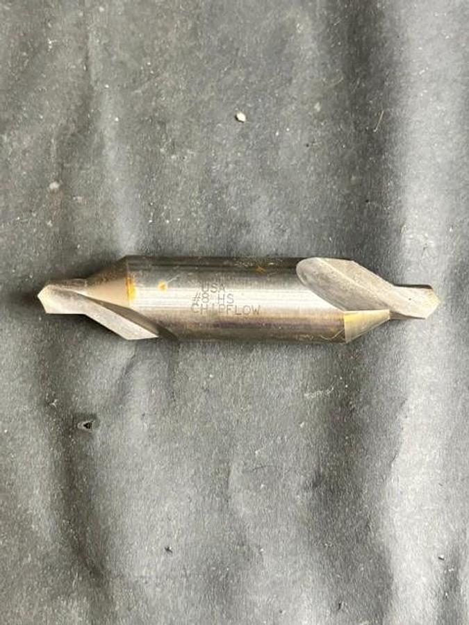 Used BESLY #8 HS CHIPFLOW DOUBLE SIDED END MILL CUTTER